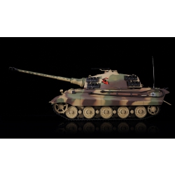 Czołg zdalnie sterowany ASG/IR/dźwięk/dym 1:16 German King Tiger Henschel RTR 2.4Ghz - Heng Long 3888A-1U (S)